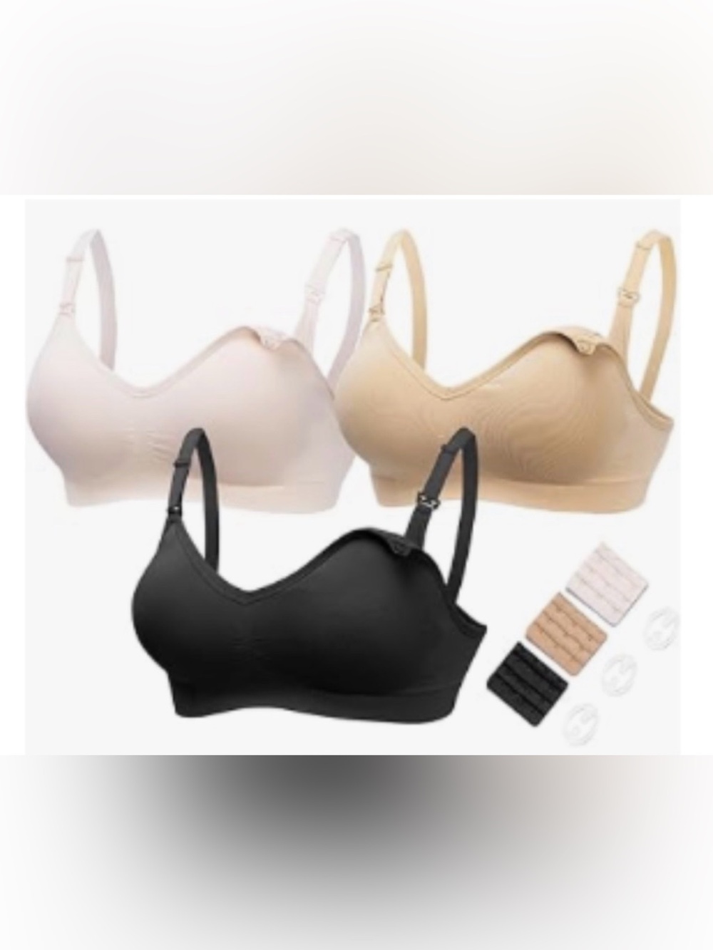 HOFISH Maternity/Nursing Bra Size Small
